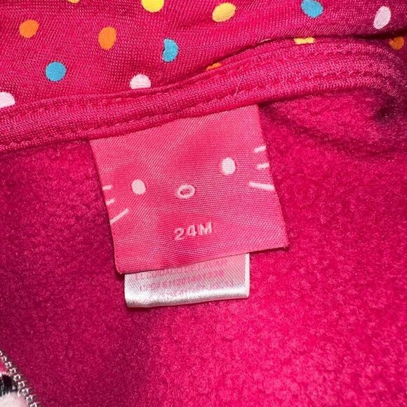 Hello Kitty 24M zip up sweatshirt - Picture 5 of 6